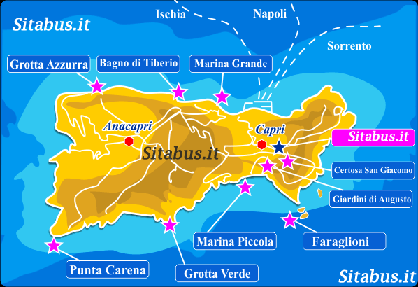 Capri Beach Maps